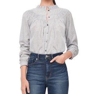 La Vie Rebecca Taylor Striped Top